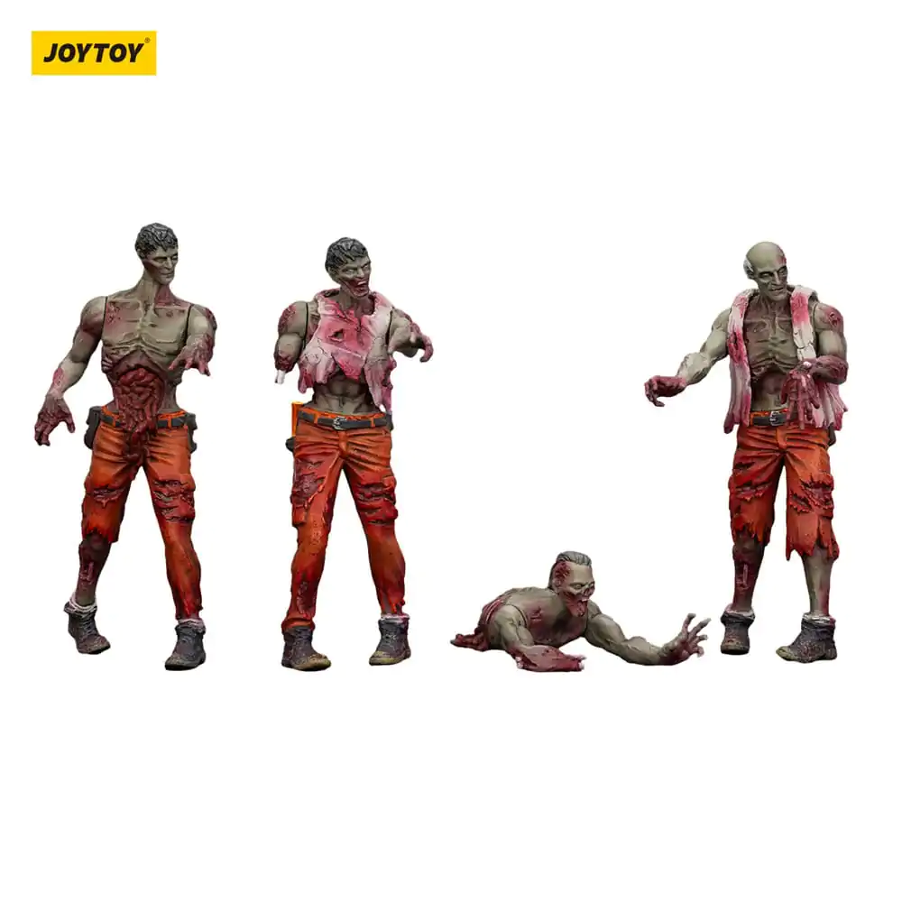 Zombie Dark Source Akční figurky 4-Pack Mechanic Team 8 cm fotografii produktu