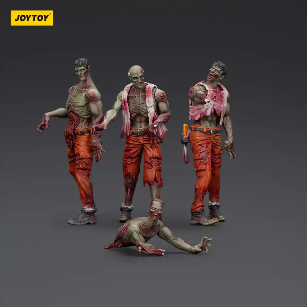 Zombie Dark Source Akční figurky 4-Pack Mechanic Team 8 cm fotografii produktu