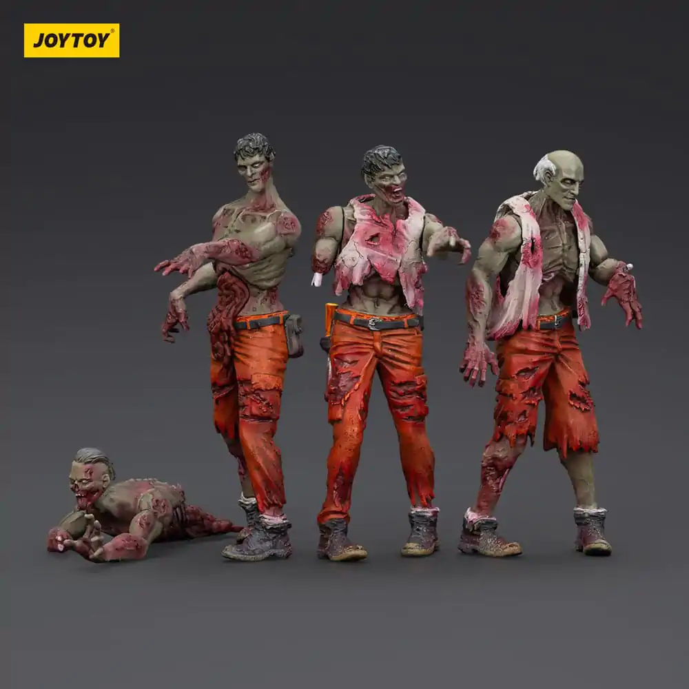 Zombie Dark Source Akční figurky 4-Pack Mechanic Team 8 cm fotografii produktu