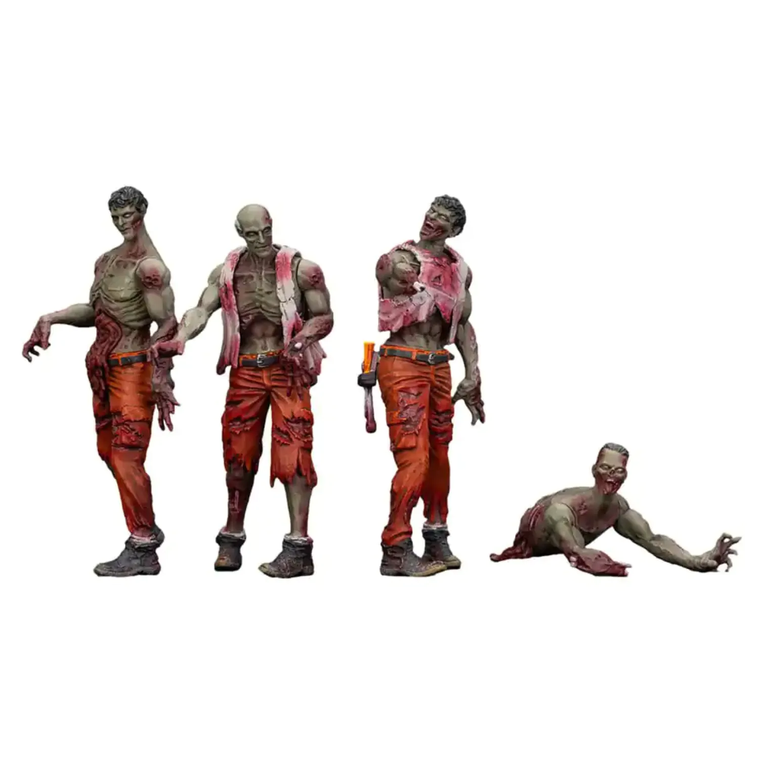 Zombie Dark Source Akční figurky 4-Pack Mechanic Team 8 cm fotografii produktu