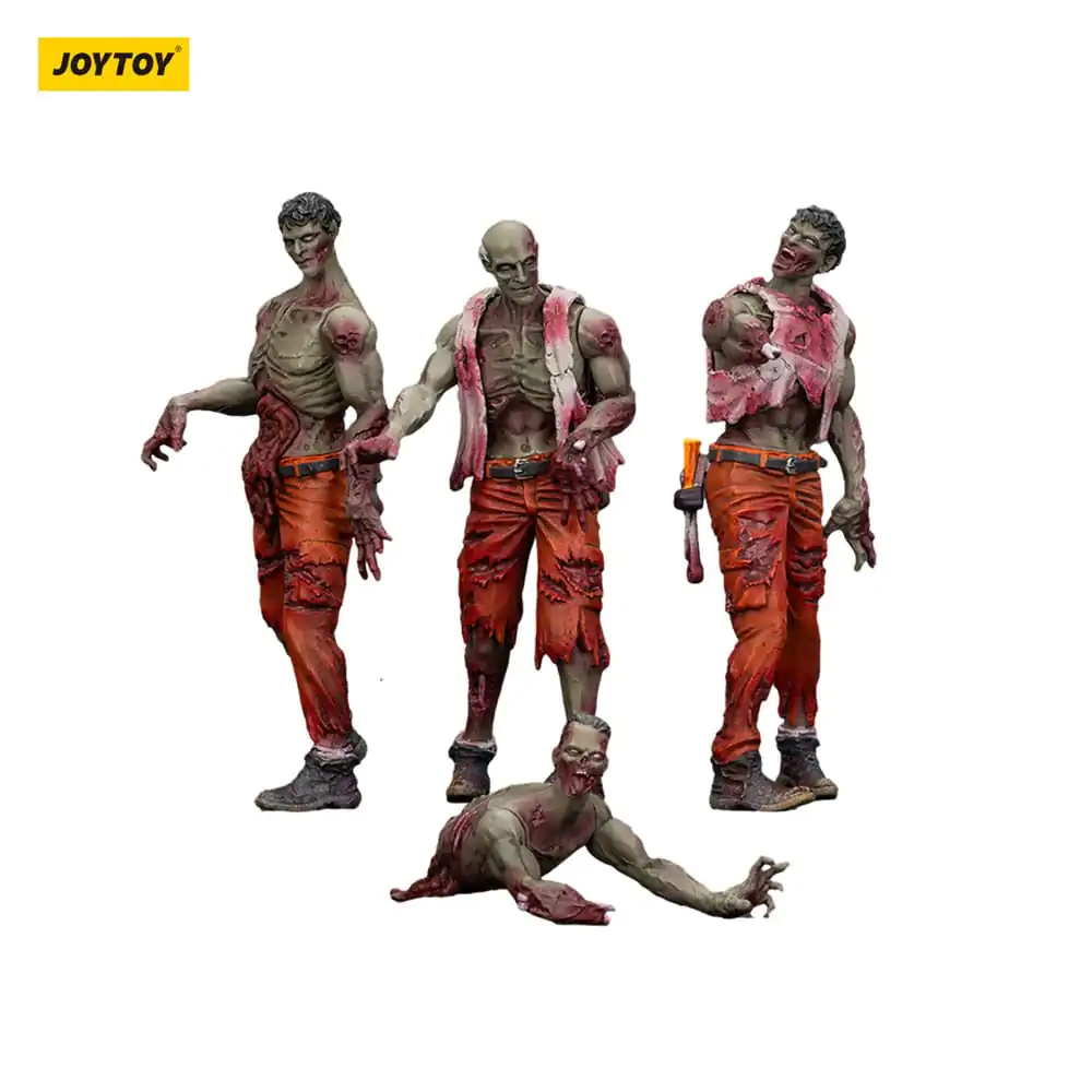 Zombie Dark Source Akční figurky 4-Pack Mechanic Team 8 cm fotografii produktu