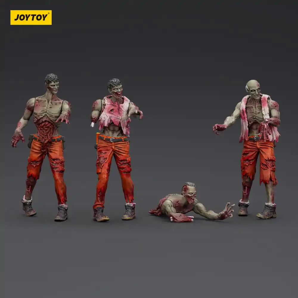 Zombie Dark Source Akční figurky 4-Pack Mechanic Team 8 cm fotografii produktu