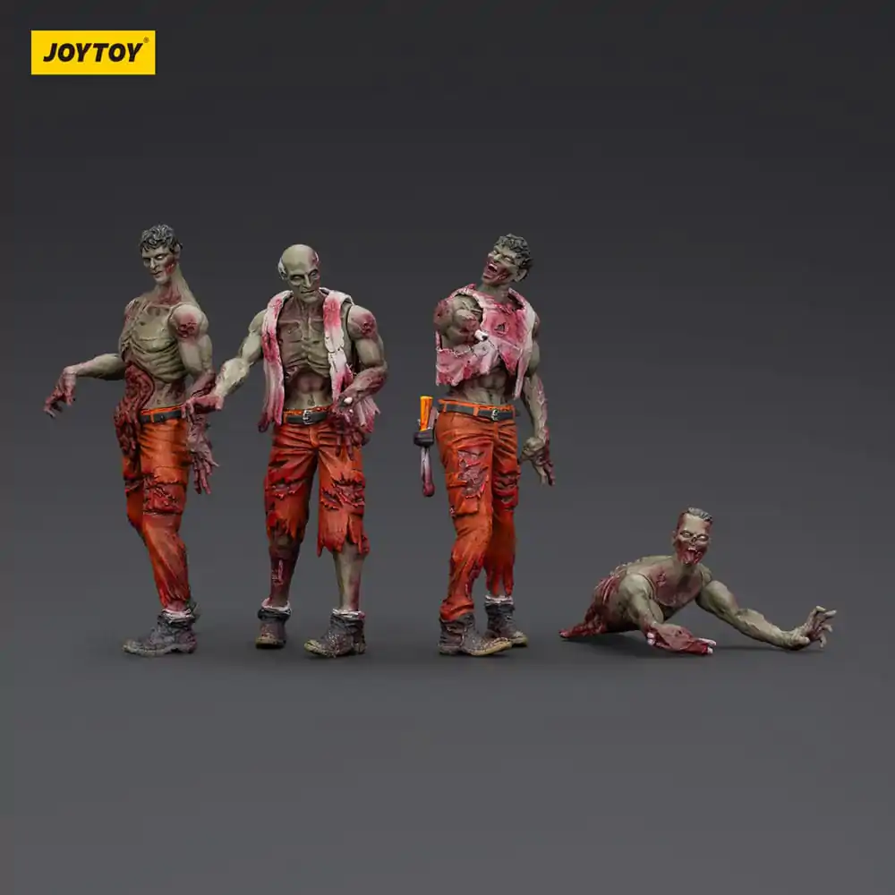 Zombie Dark Source Akční figurky 4-Pack Mechanic Team 8 cm fotografii produktu
