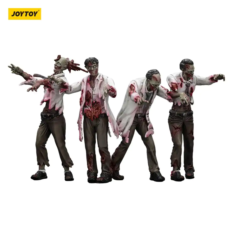 Zombie Dark Source akční figurky 4-Pack Scientists (Male) 8 cm fotografii produktu