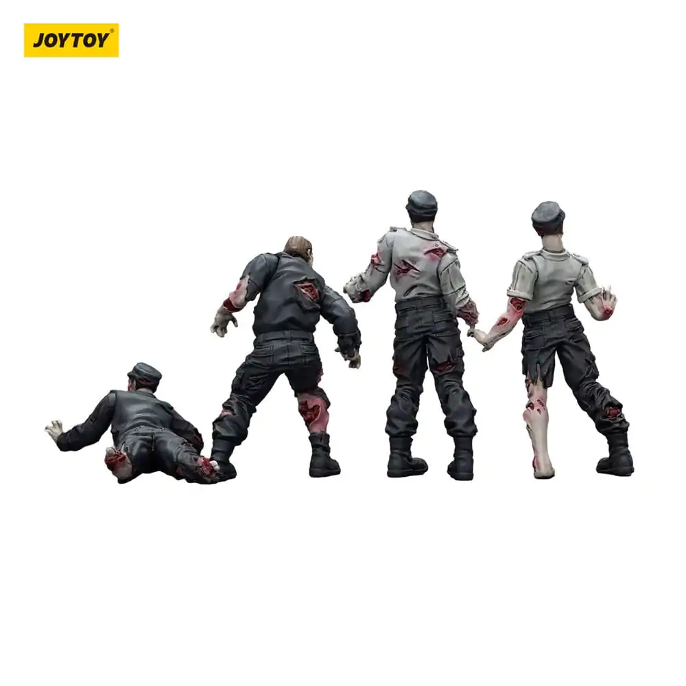 Zombie Dark Source akční figurky 4-Pack Security Guards 8 cm fotografii produktu