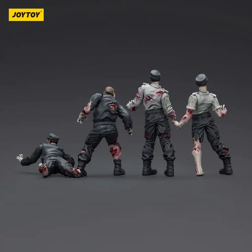 Zombie Dark Source akční figurky 4-Pack Security Guards 8 cm fotografii produktu