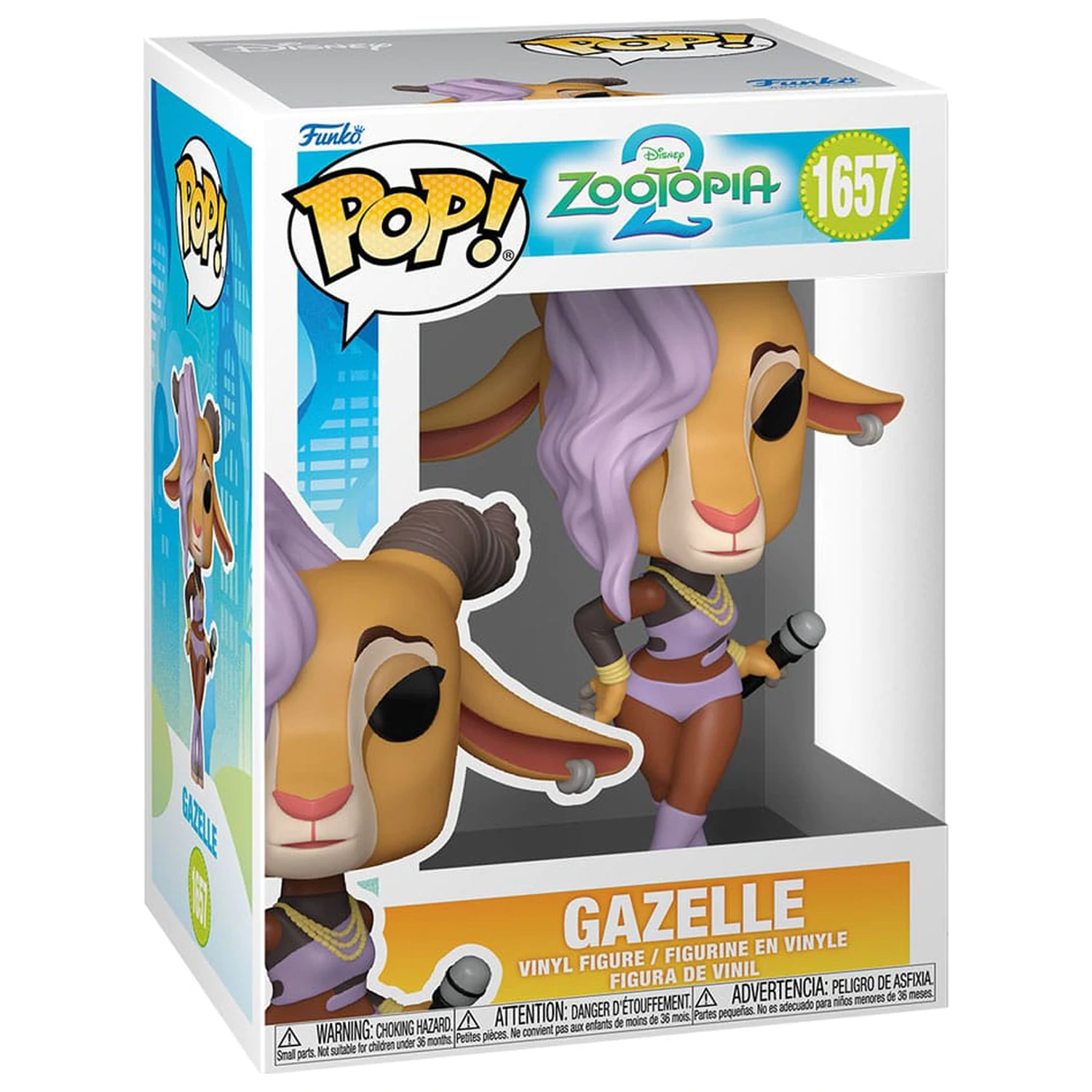 Zootopia 2 Funko POP! Movies Vinylová figurka Gazela 9 cm fotografii produktu