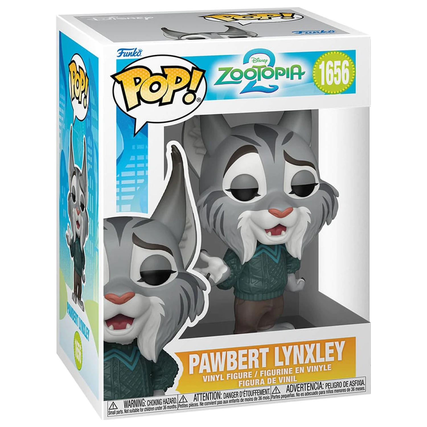Zootopia 2 Funko POP! Movies Vinyl Figure Pawbert Lynxley 9 cm fotografii produktu