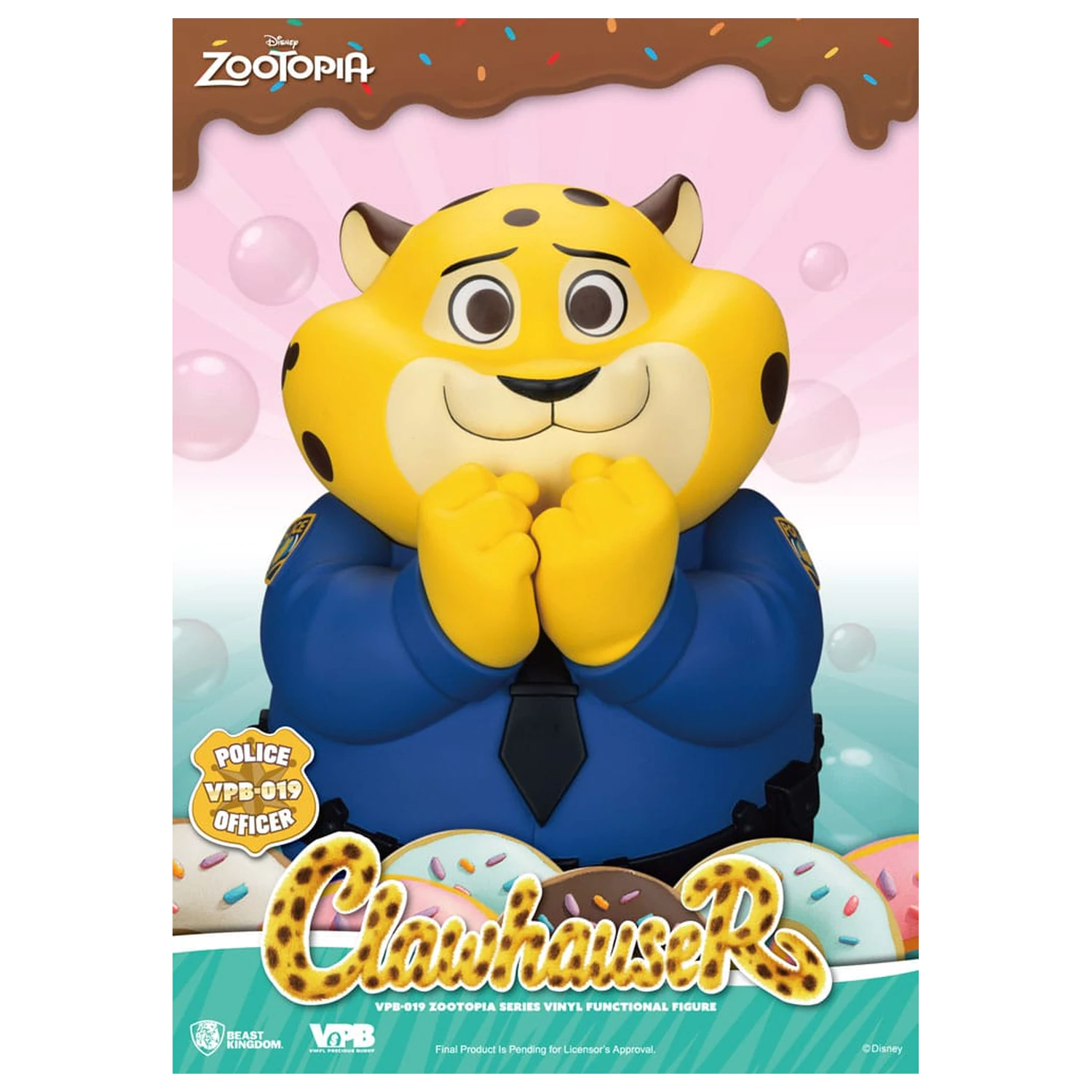 Zootopia Piggy Vinyl Bank Clawhauser 40 cm fotografii produktu