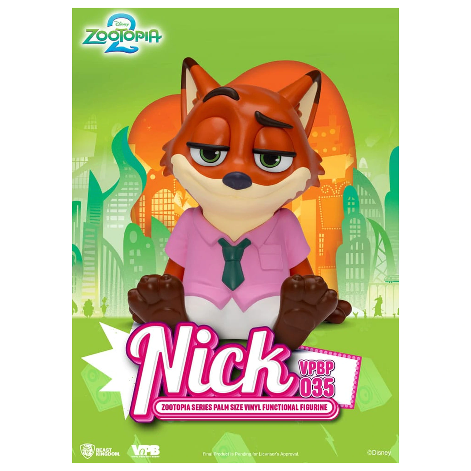 Zootopia Piggy vinylová pokladnička Nick 15 cm fotografii produktu