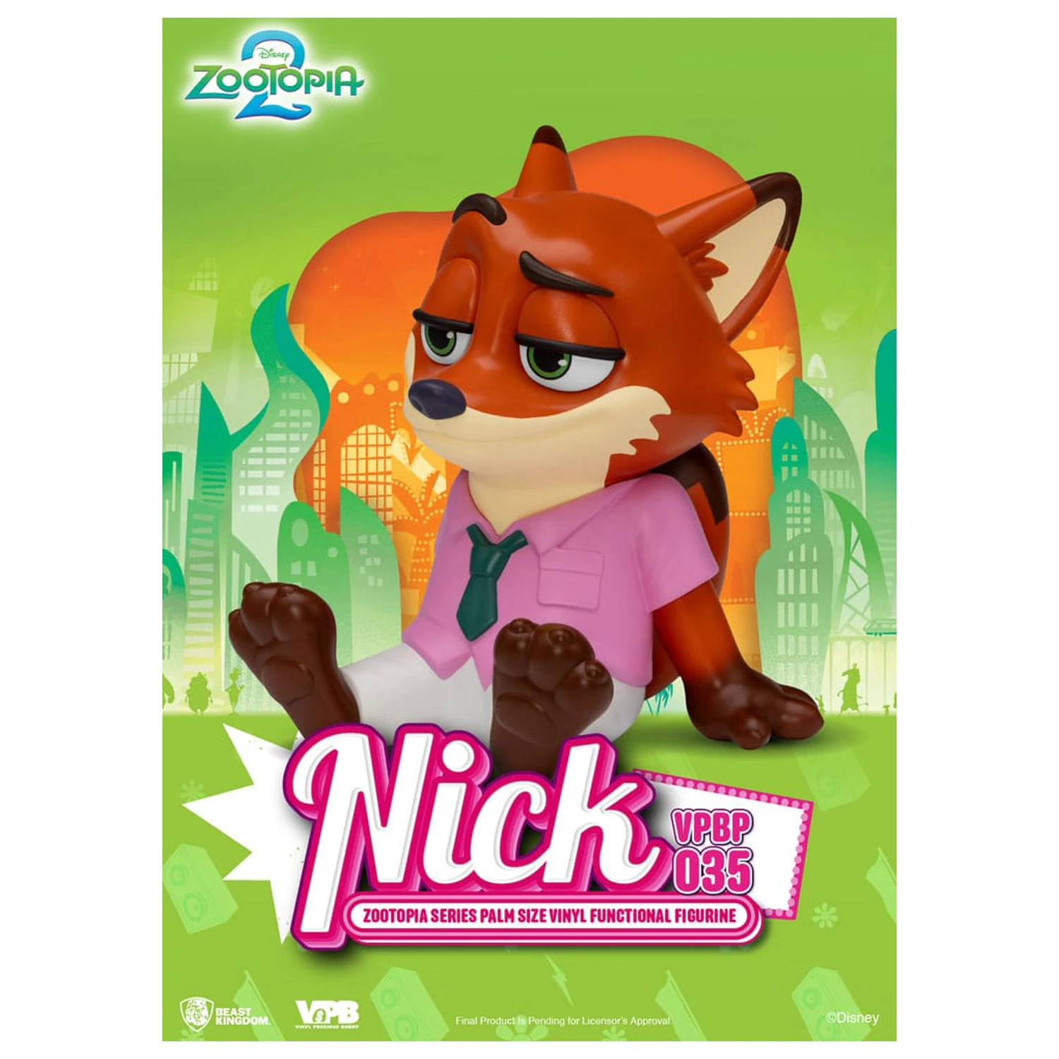 Zootopia Piggy vinylová pokladnička Nick 15 cm fotografii produktu