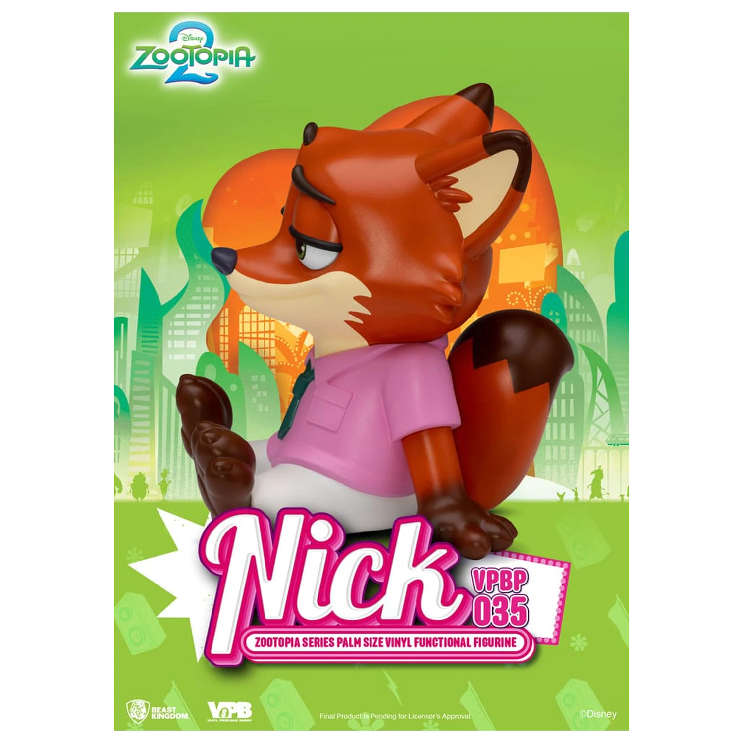 Zootopia Piggy vinylová pokladnička Nick 15 cm fotografii produktu