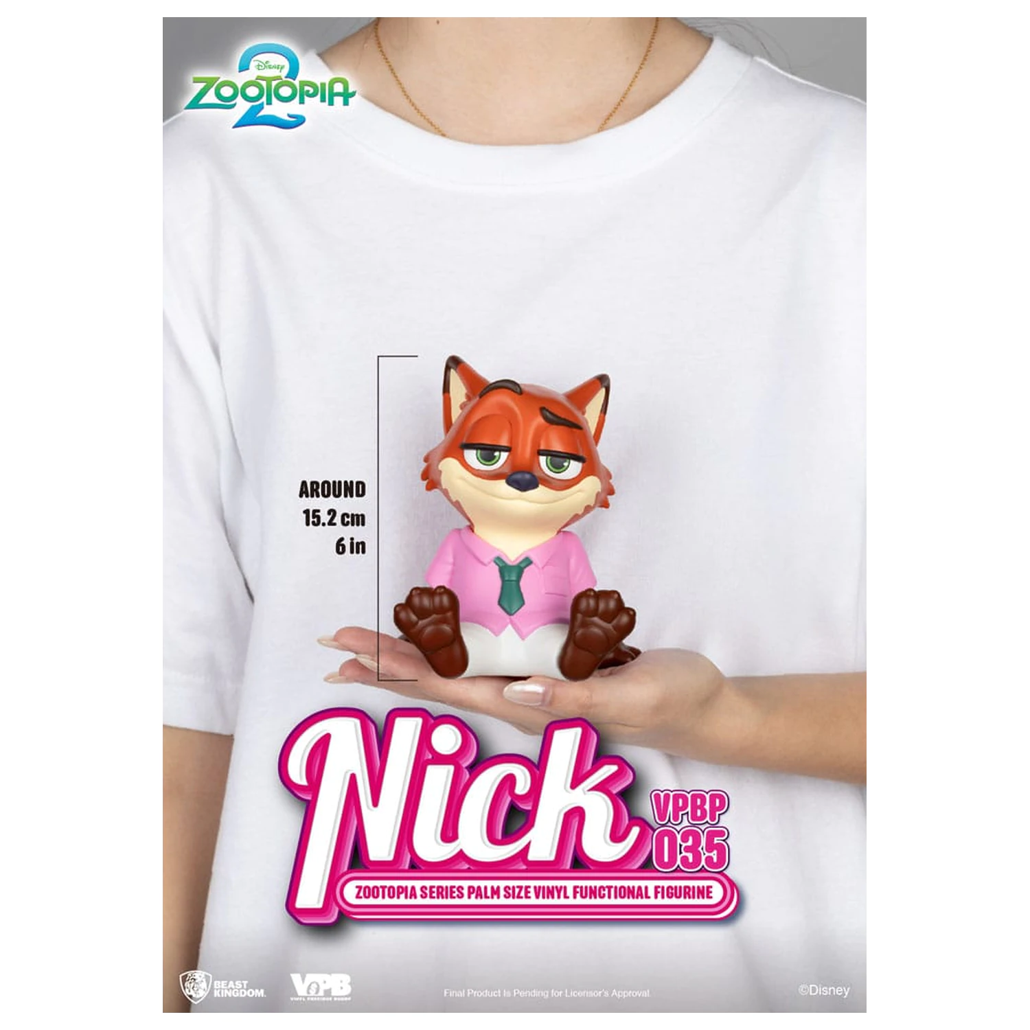 Zootopia Piggy vinylová pokladnička Nick 15 cm fotografii produktu