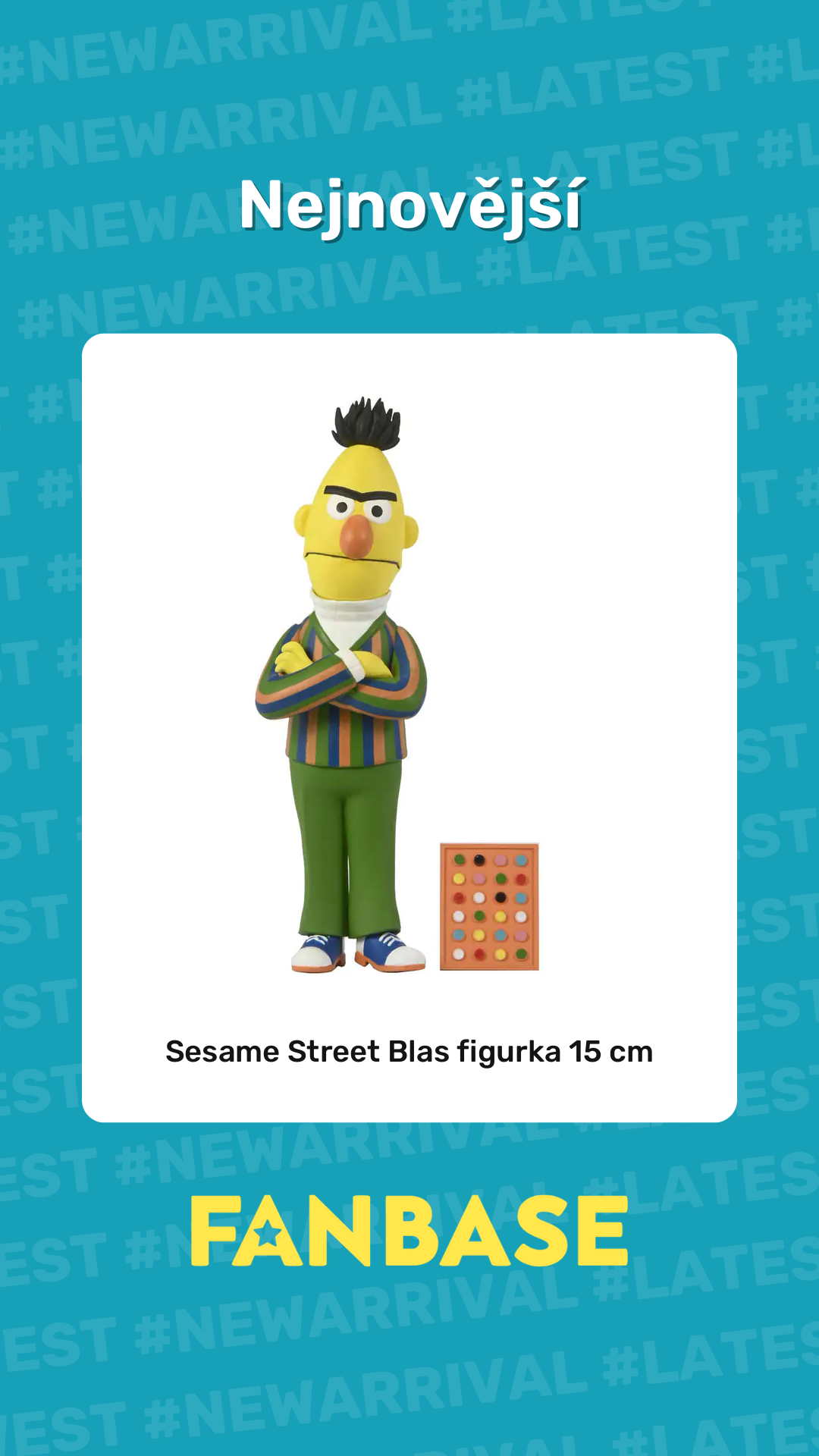 Nejnovejsi produkt: Sesame Street Blas figurka 15 cm