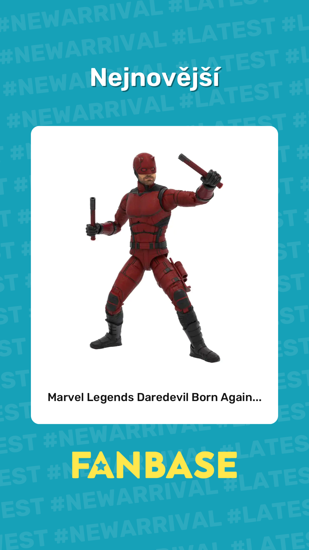 Nejnovejsi produkt: Marvel Legends Daredevil Born Again...