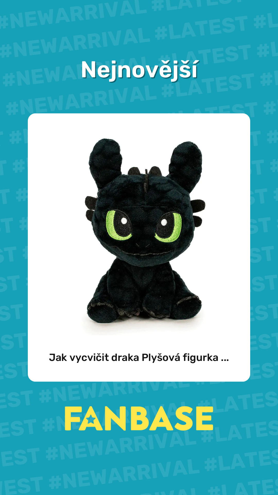 Nejnovejsi produkt: Jak vycvičit draka Plyšová figurka ...