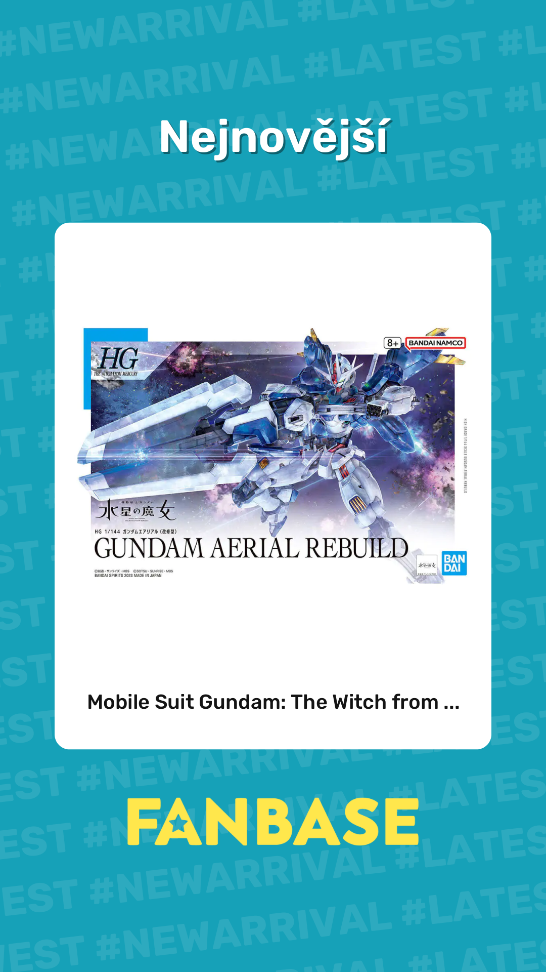 Nejnovejsi produkt: Mobile Suit Gundam: The Witch from ...