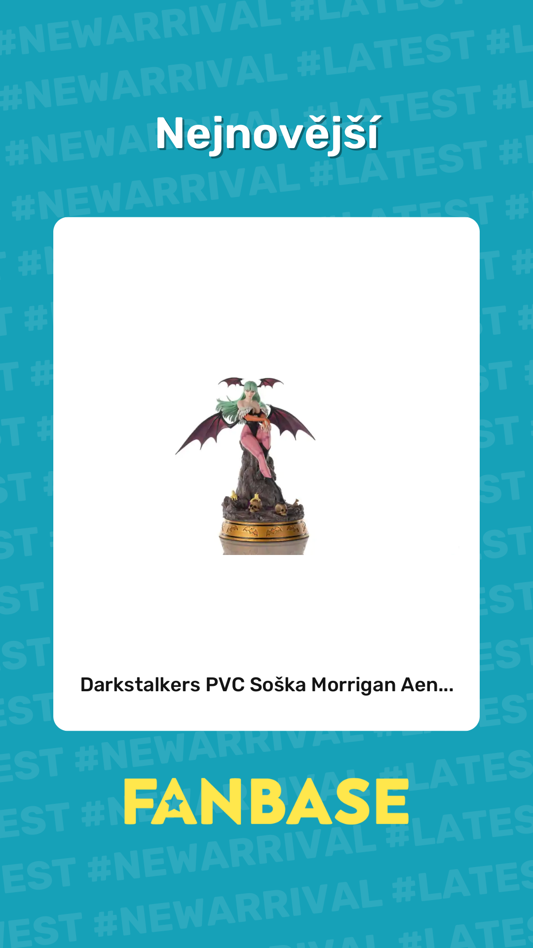 Nejnovejsi produkt: Darkstalkers PVC Soška Morrigan Aen...