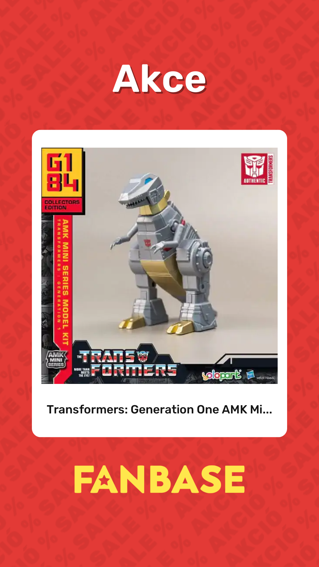 Akce: Transformers: Generation One AMK Mi...