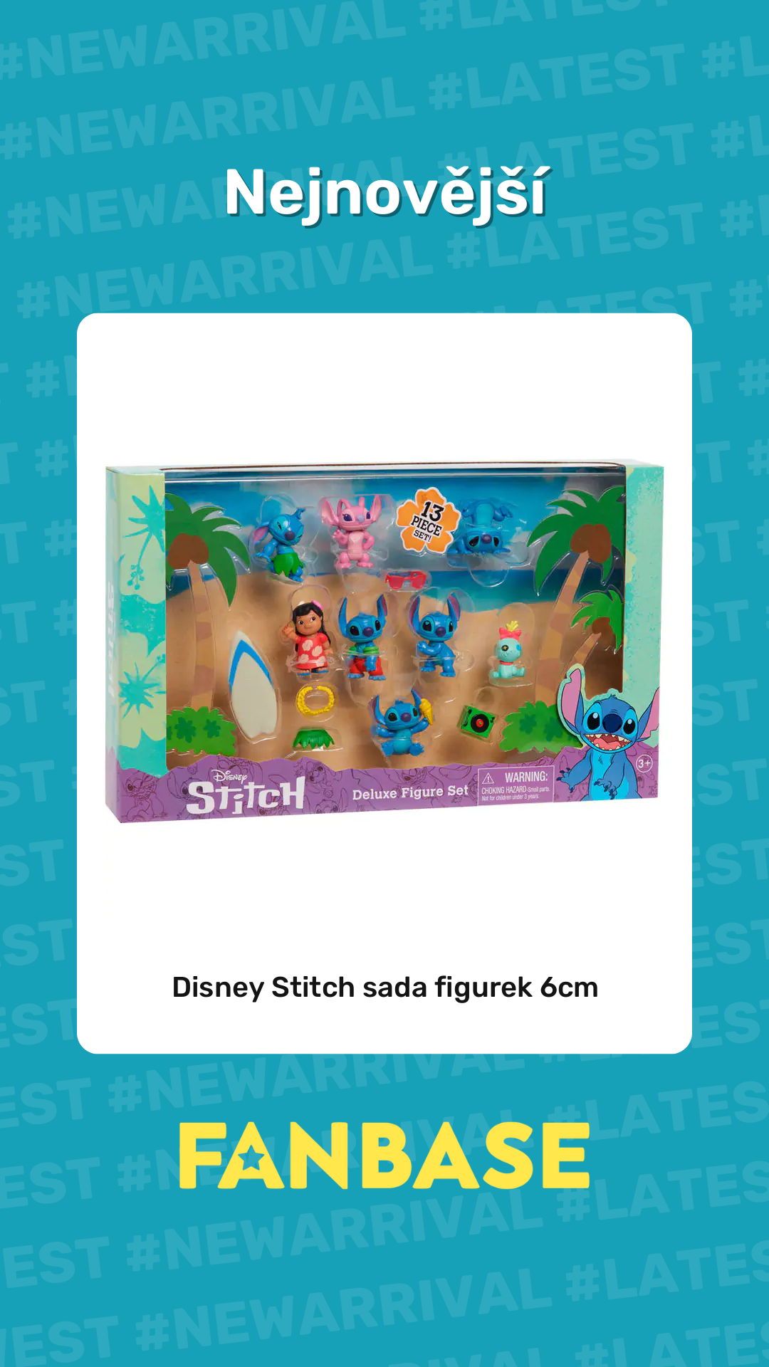 Nejnovejsi produkt: Disney Stitch sada figurek 6cm
