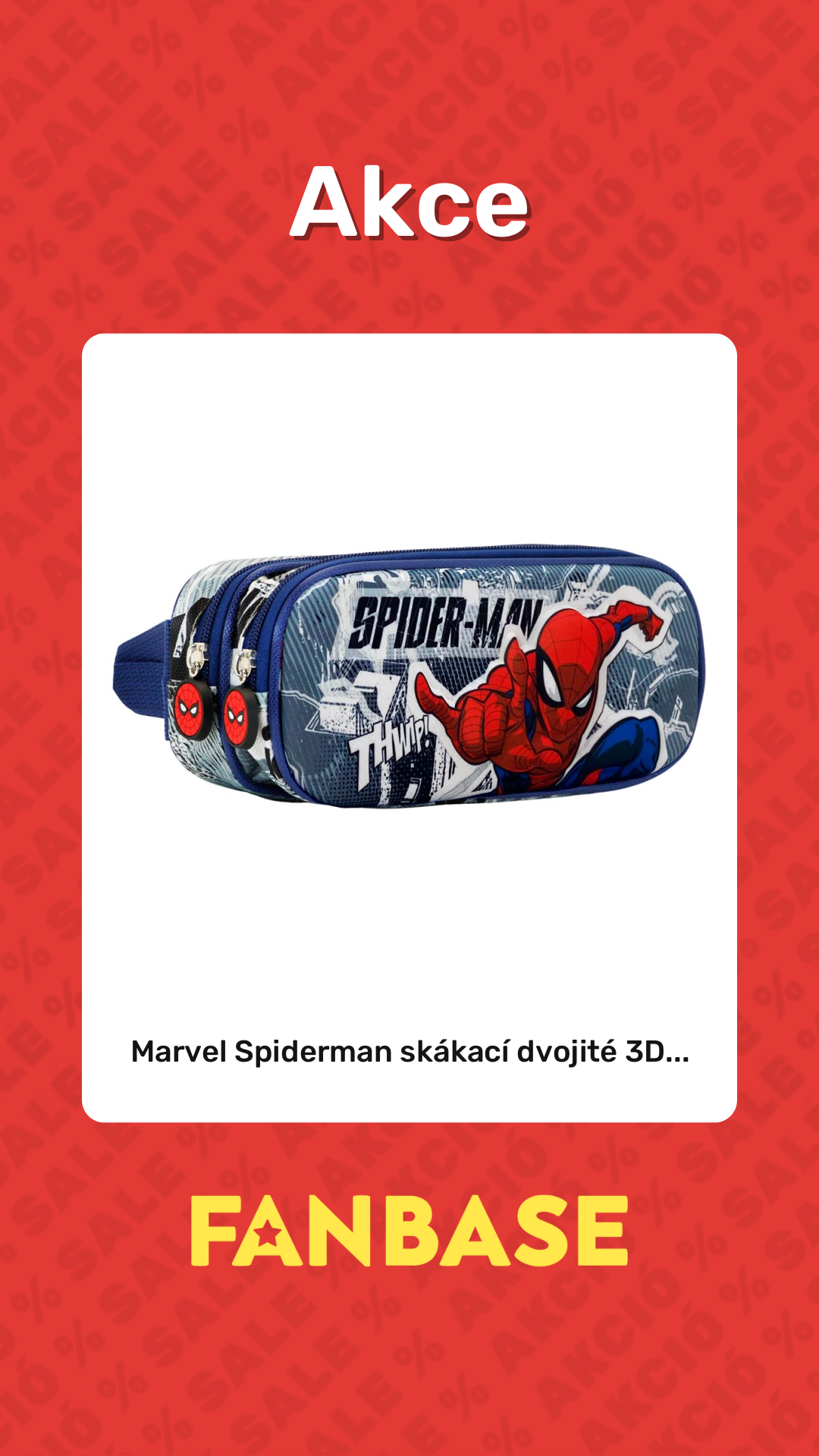 Akce: Marvel Spiderman skákací dvojité 3D...