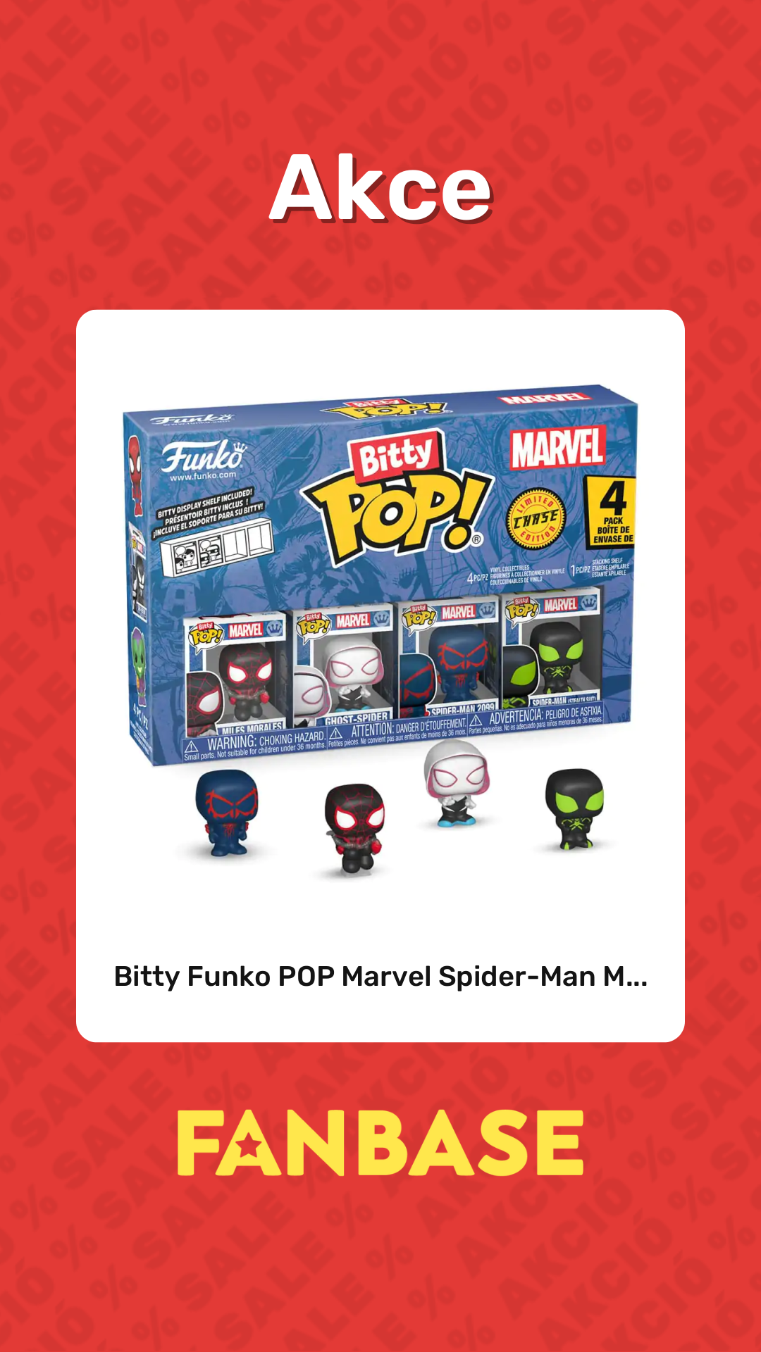 Akce: Bitty Funko POP Marvel Spider-Man M...