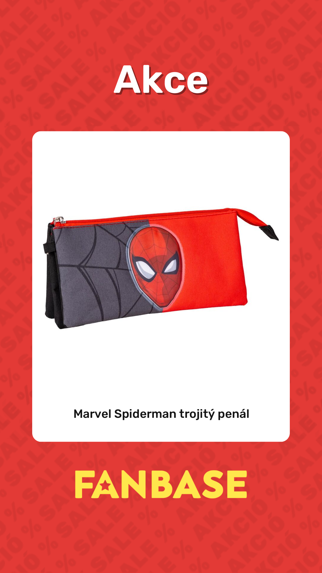 Akce: Marvel Spiderman trojitý penál