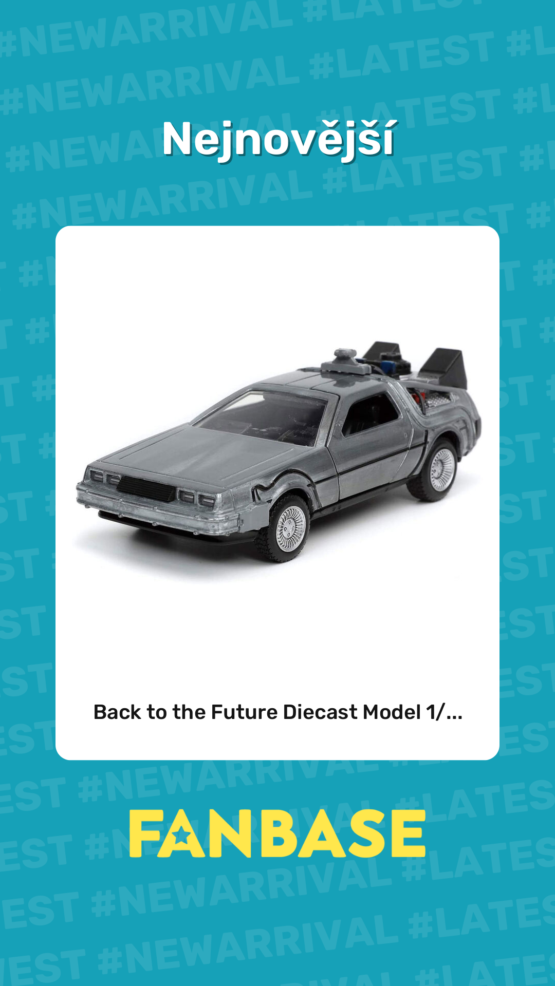 Nejnovejsi produkt: Back to the Future Diecast Model 1/...