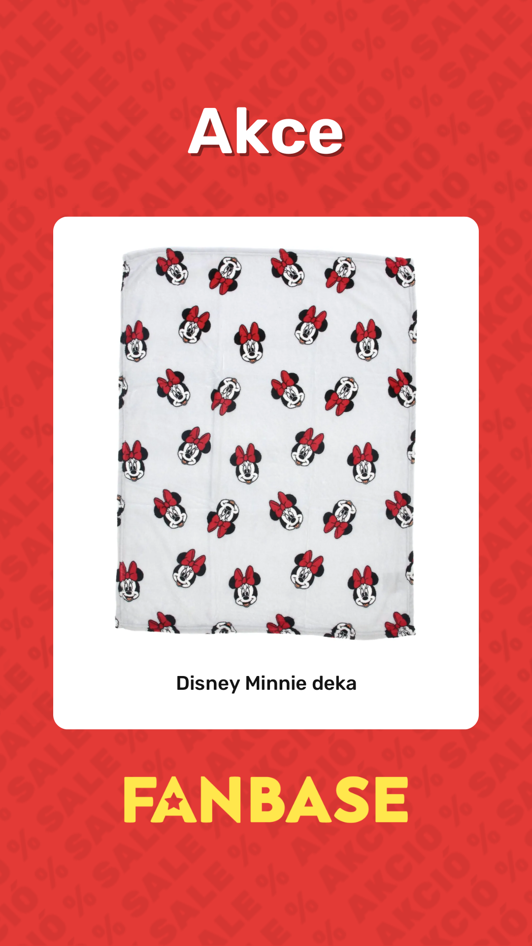 Akce: Disney Minnie deka