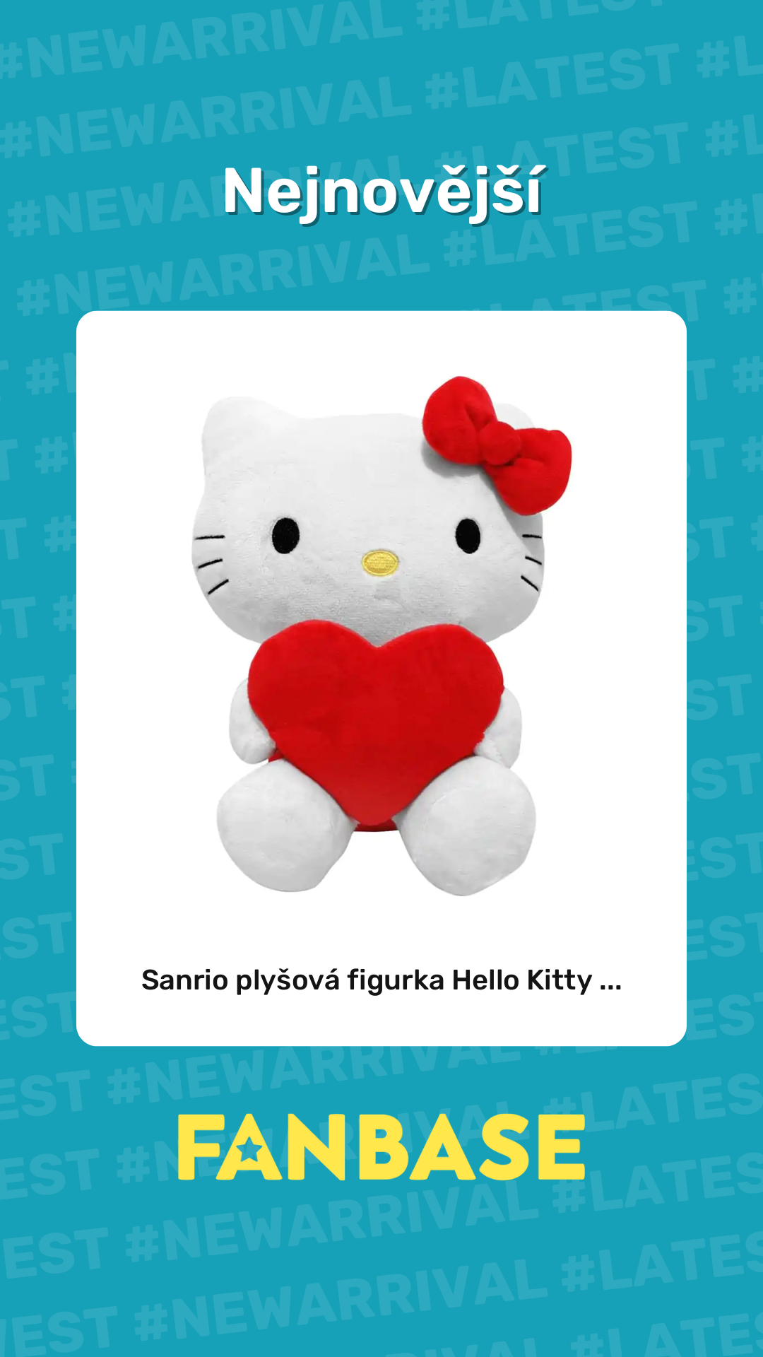 Nejnovejsi produkt: Sanrio plyšová figurka Hello Kitty ...