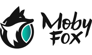 MobyFox věci produkty dárky logo