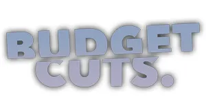 Budget Cuts věci produkty dárky logo