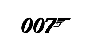 James Bond věci produkty dárky logo