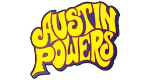 Austin Powers věci produkty dárky logo