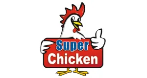 Super Chicken věci produkty dárky logo