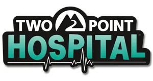 Two Point Hospital věci produkty dárky logo