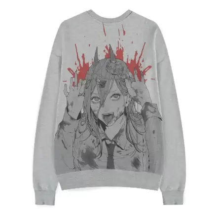 Chainsaw Man svetr Power Grey Melange fotografii produktu
