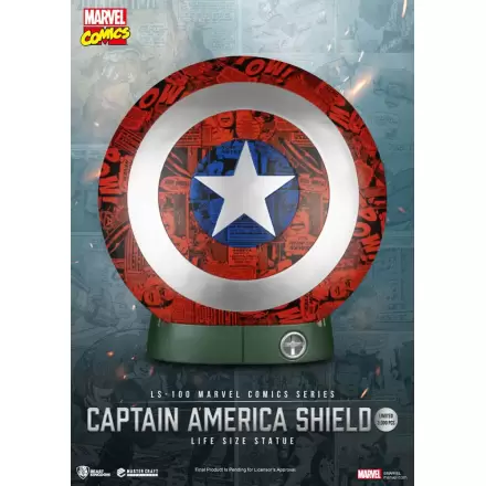 Marvel Comics PVC Captain America Štít Socha v životní velikosti 64 cm fotografii produktu