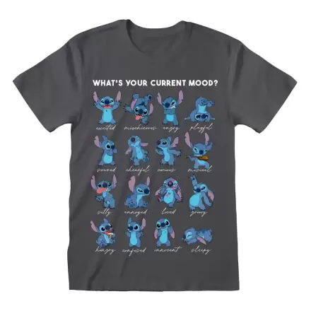 Lilo & Stitch T-Shirt Stitch Emotions Charcoal Tričko fotografii produktu