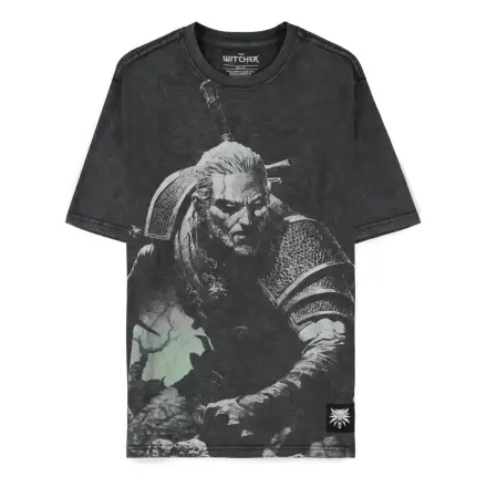 The Witcher Wild Hunt Tričko Geralt Washed fotografii produktu