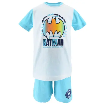 Batman chrání modré krátké pyžamo pro děti fotografii produktu
