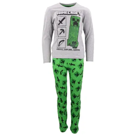 Minecraft Create, Survive Dlouhé dětské pyžamo fotografii produktu