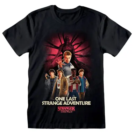 Stranger Things tričko se skupinovou grafikou One Last Strange Adventure barva fotografii produktu