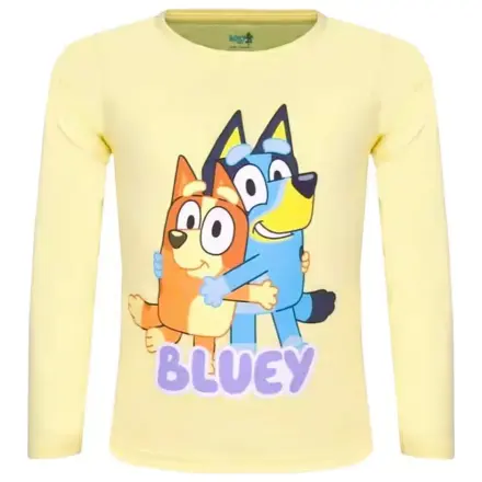 Bluey Hug Žluté dětské tričko s dlouhým rukávem, Top fotografii produktu