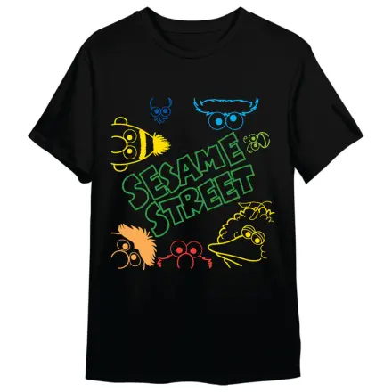 Sesame Street Faces dospělé tričko fotografii produktu