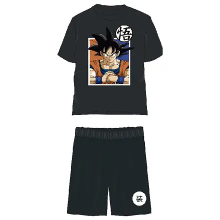Dragon Ball Saiyan Black dětské krátké pyžamo fotografii produktu