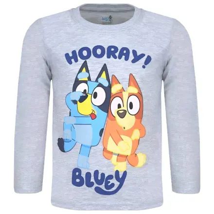 Bluey Hooray! Šedé tričko / top s dlouhým rukávem fotografii produktu
