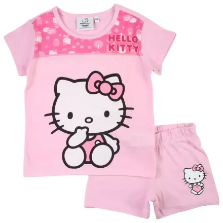 Hello Kitty Cutie Light Pink Kids Krátké Pyžamo fotografii produktu