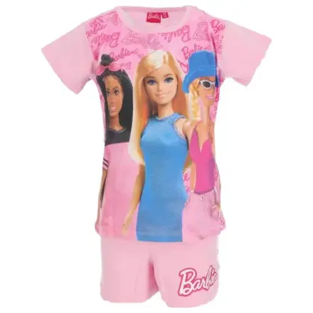 Barbie Trendy světle růžové dětské krátké pyžamo fotografii produktu