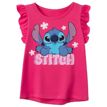 Stitch Tiny Smile Pink dětské krátké tričko fotografii produktu